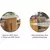 (Classe A) Mesa Ana 130x80cm Nature/Off White Sala de jantar Nature/Off White - comprar online