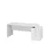 (Classe A) Mesa de Escritório Pedestal 3 Gavetas 190x70cm Branco - Casa Saldão