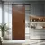 (Classe A) Porta de Madeira Celeiro Sobrepor 215x90cm Melamínica Mdf Ultra Mgm Ipê