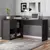 (Classe A) Mesa de Escritório em L 2 Gavetas 3 Nichos Office NT 2060 Preto TX - comprar online