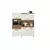 (Classe A) Armário Cozinha Compacta Isis 5 Portas 2 Gaveta Atacama Off White - Aramóveis Off White - comprar online