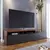 (Classe A) Rack para TV até 70 Polegadas 3 Portas Logan Noce Milano/Preto - comprar online