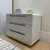 (Classe A) Cômoda para Quarto Infantil 3 Gavetas Wave Branco