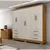 (Classe A) Guarda Roupa Casal 6 Portas 6 Gavetas Dakar Cumaru Fendi - comprar online