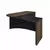 Imagem do (Classe A) Mesa para Escritório Diretor em L Tamburato e Elegante Charuto/Preto