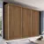 (Classe A) Guarda Roupa Casal Premium Pearl 205,9cm 3 Portas 4 Gavetas Espresso Móveis Freijó