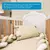 (Classe A) Berço Mini Cama 3 em 1 100% Mdf Maya Espresso Móveis Branco Brilho/Amêndoa - Casa Saldão