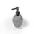 Dispenser de vidrio bombe rayas