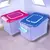 Caja guarda todo con tapa, manijas y traba