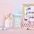 Vaso transparente glitter con tapa y sorbete - comprar online