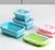 Set x4 hernéticos de silicona plegables rectangulares