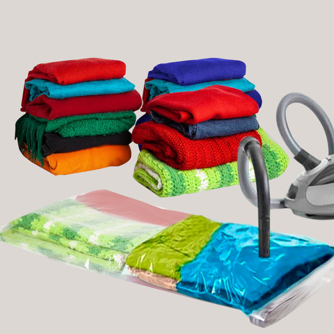 Bolsa reutilizable de ropa al vacío