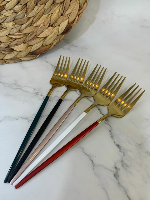 Tenedor gold varita - comprar online