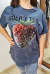 Remera Estampada Frutilla Talles Grandes - PERTE TALLES REALES