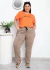 Pantalon Bengalina Recto Talles Grandes Con Cordon