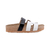 Sandalia Berlina Blanco Negro - comprar online