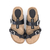 Sandalia Dina Cuero Negro - SOLEMNIA SHOES