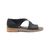 Sandalia Meli Cuero Negro - comprar online