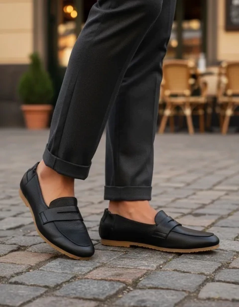 Mocasin Cairo Negro - comprar online