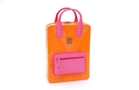 Mochila De Goma Oxford Naranja