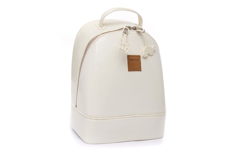 Mochila de Goma Barcelona Blanco Viejo