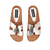 Sandalia Andy Platino - SOLEMNIA SHOES