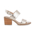 Sandalia Malibu Cuero Platino - comprar online