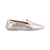 Mocasin Oslo Cuero Platino - comprar online