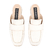Mule Tulum Cuero Hueso - SOLEMNIA SHOES