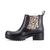 Botineta de Goma TUCSON PRINT Negro - SOLEMNIA SHOES