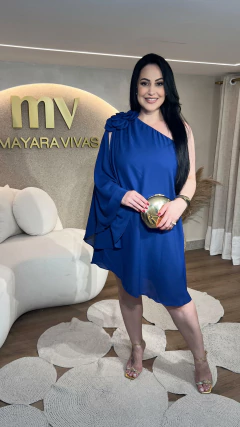 Vestido Curto Crepe Jade