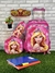 KIT INFANTIL DE 3 PEÇAS 3D, MOCHILA COM RODINHA ESCOLAR, LANCHEIRA E ESTOJO - comprar online
