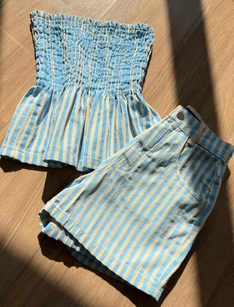 Shorts Jeans Listrado Kira - comprar online