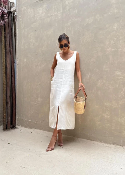 Vestido Linho Haidê - comprar online