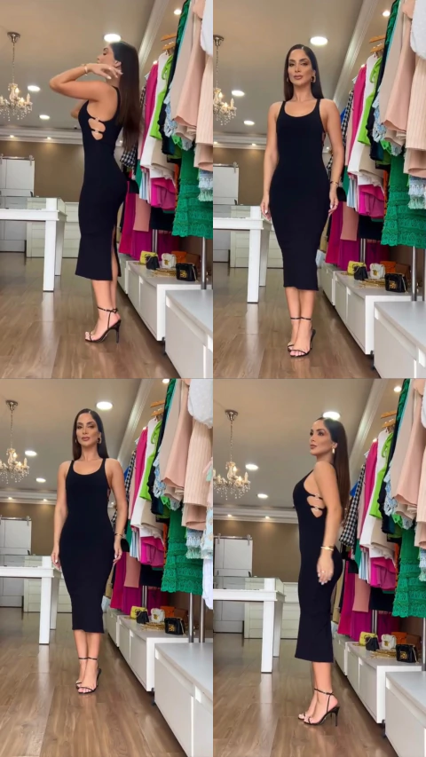 Vestido Canelado Ramona - comprar online