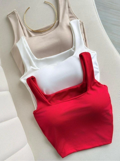 Cropped Poliamida Liza - comprar online