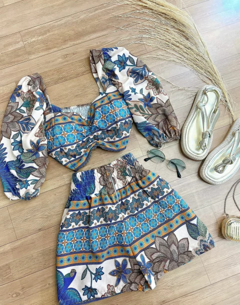 Conjunto Estampado Cecília - comprar online