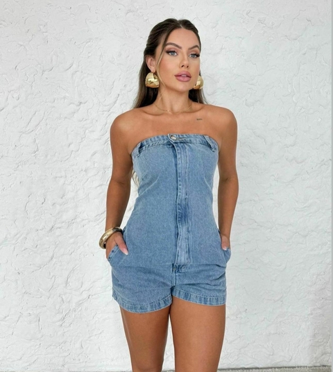 Macaquinho Jeans Pietra