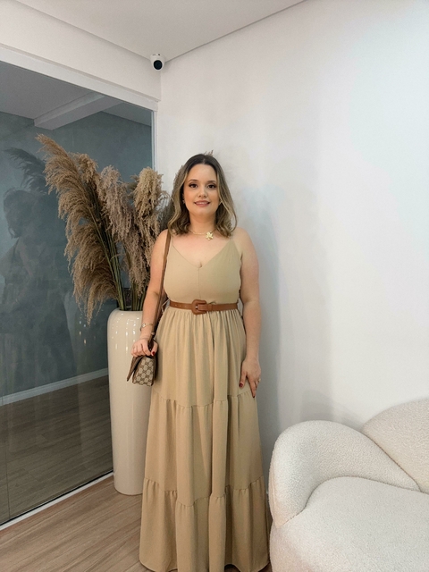 Vestido Longo Duna Inês - comprar online