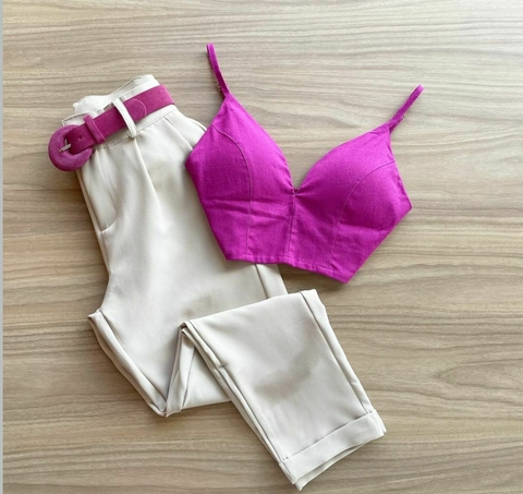 Cropped Linho Amélia - comprar online