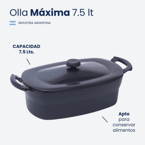 MÁXIMA PERILLA DE HIERRO 7.5 lts - comprar online