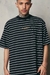 Camiseta Listrada Plano C ''Corporation'' (Preta) - loja online