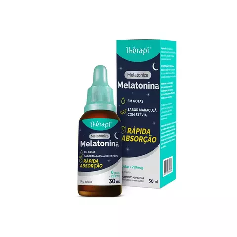 MELATONIZE THERAPI - MELATONINA GOTAS MARACUJA 30ML (6 gotas = 210mcg) - comprar online