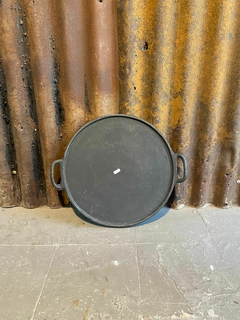 Plancha de fundición redonda 31 cm sin bordes