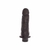 Prótese Classic Preta com Vibro Interno 16,0 x 4,0 cm