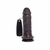 Prótese Classic Preta com Vibro Externo 17,0 x 5,0 cm