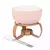 Aparelho de Fondue Aspen Rosa 350ml - Duas pessoas - Coline Decor