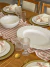 Kit Caminho Trilho de Mesa Dunas P 150x45cm – Verde, Rosa e Cinza + 4 Porta Guardanapos - loja online