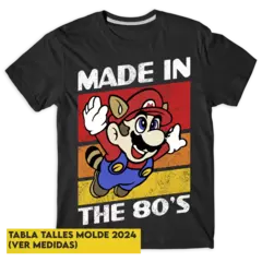Remera Mario 80's