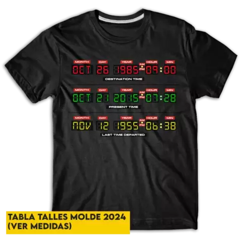 Remera Volver al Futuro 2 - Negra - comprar online